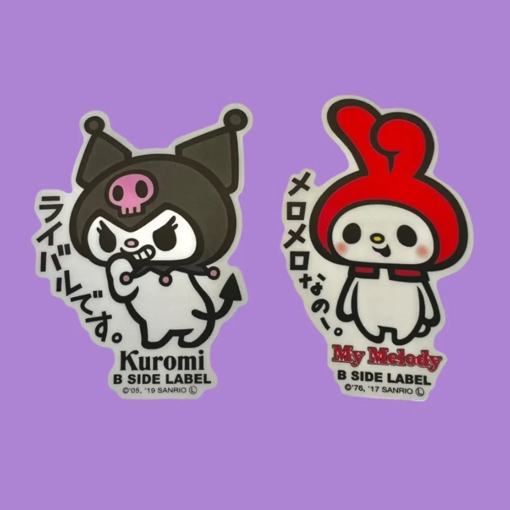 My Melody & Kuromi Kawaii Sanrio Collectible Sticker Set Japan NEW Free Shipping